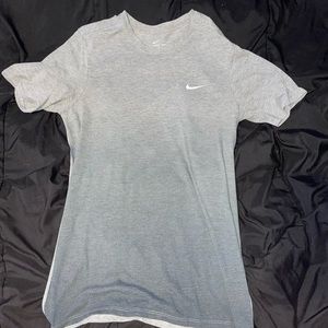Gray fade to black Nike T-shirt